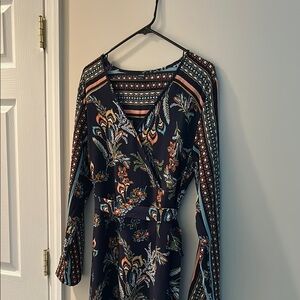 Floral Long Sleeve Dress